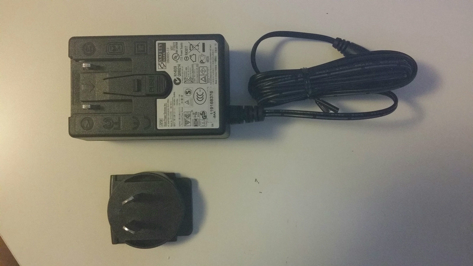 GENUINE APD WA-18H12 12V 1.5A AC ADAPTER for SEAGATE 3.5" EXTERNAL HARD DRIVE POWER SUPPLY 5.5*2.5M